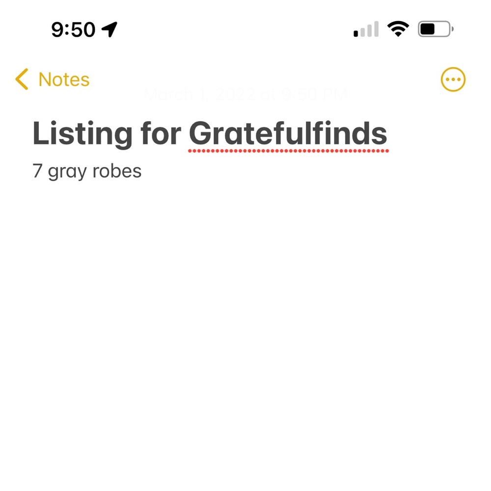 Special listing